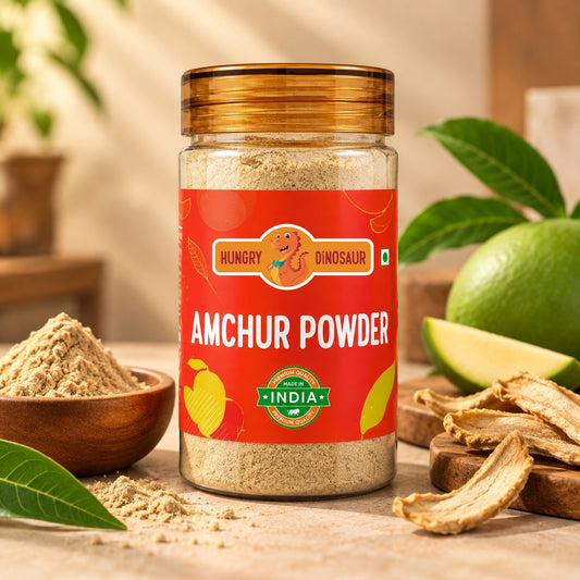 Amchur Powder jar, front