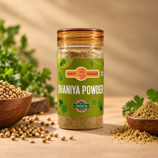 Dhaniya Powder jar, front