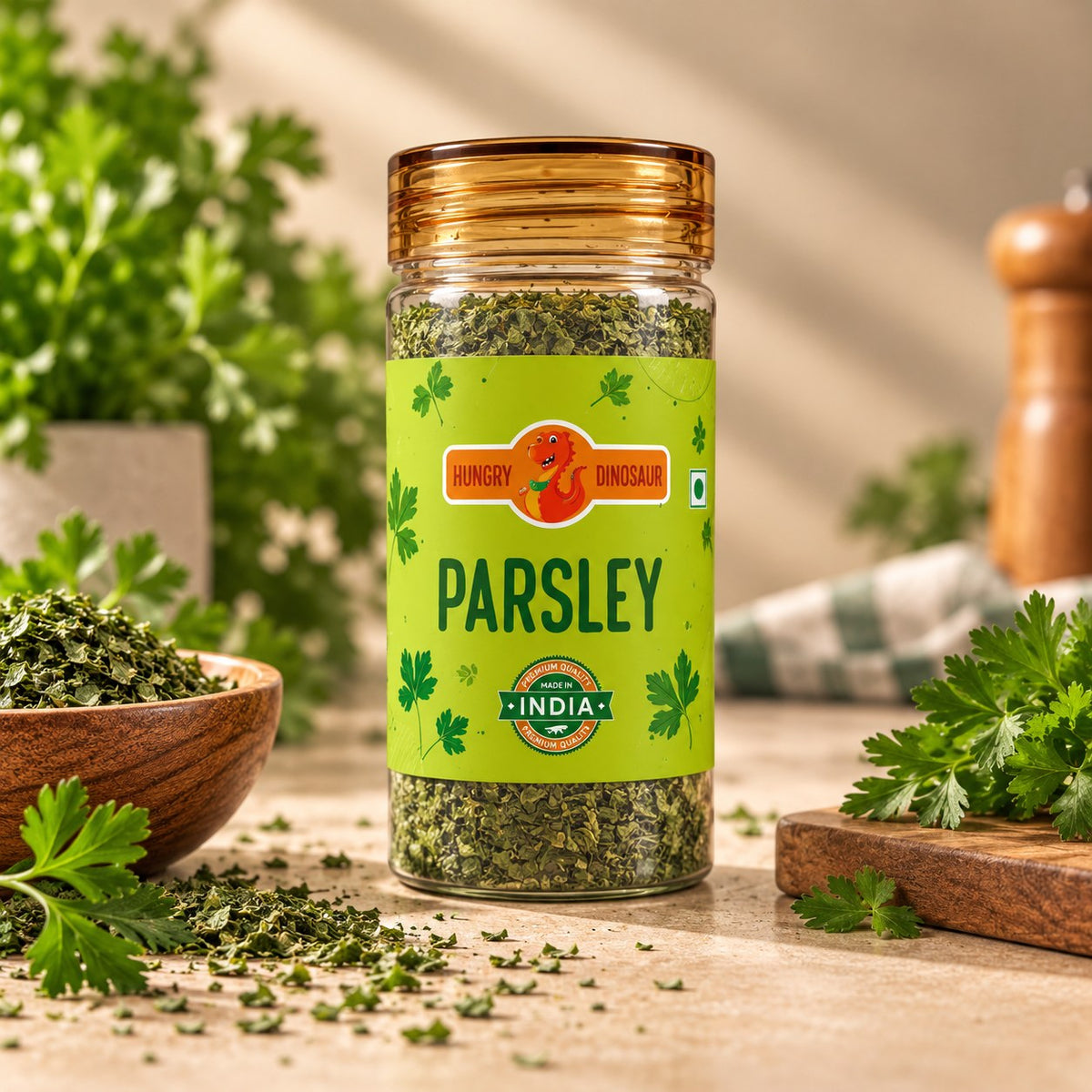 Parsley jar, front